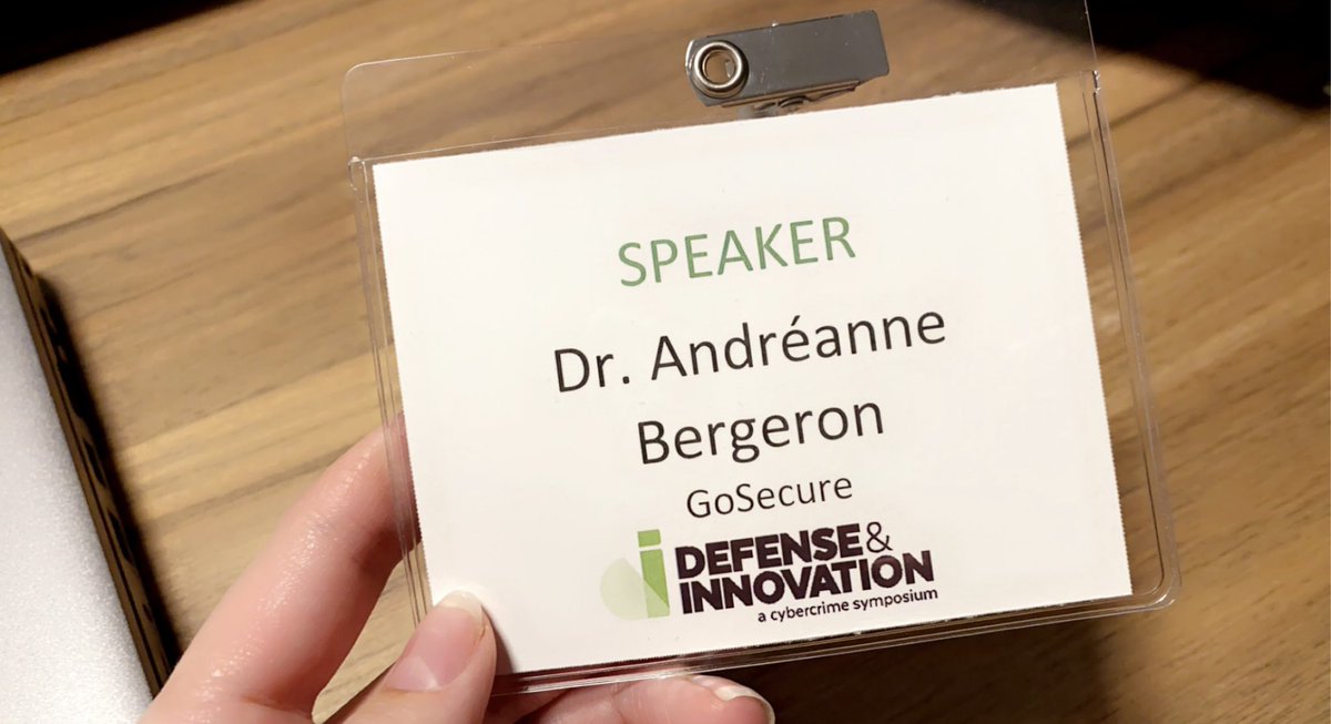 Thank you <a href="/CyberSecurityFL/">Cyber Florida</a> and University of South Florida for organizing this very cool conference in Tempa.  I had the opportunity to talk about our research on RDP 💻🖥️. I am very excited to continue working on those data. <a href="/GoSecure_Inc/">GoSecure</a>