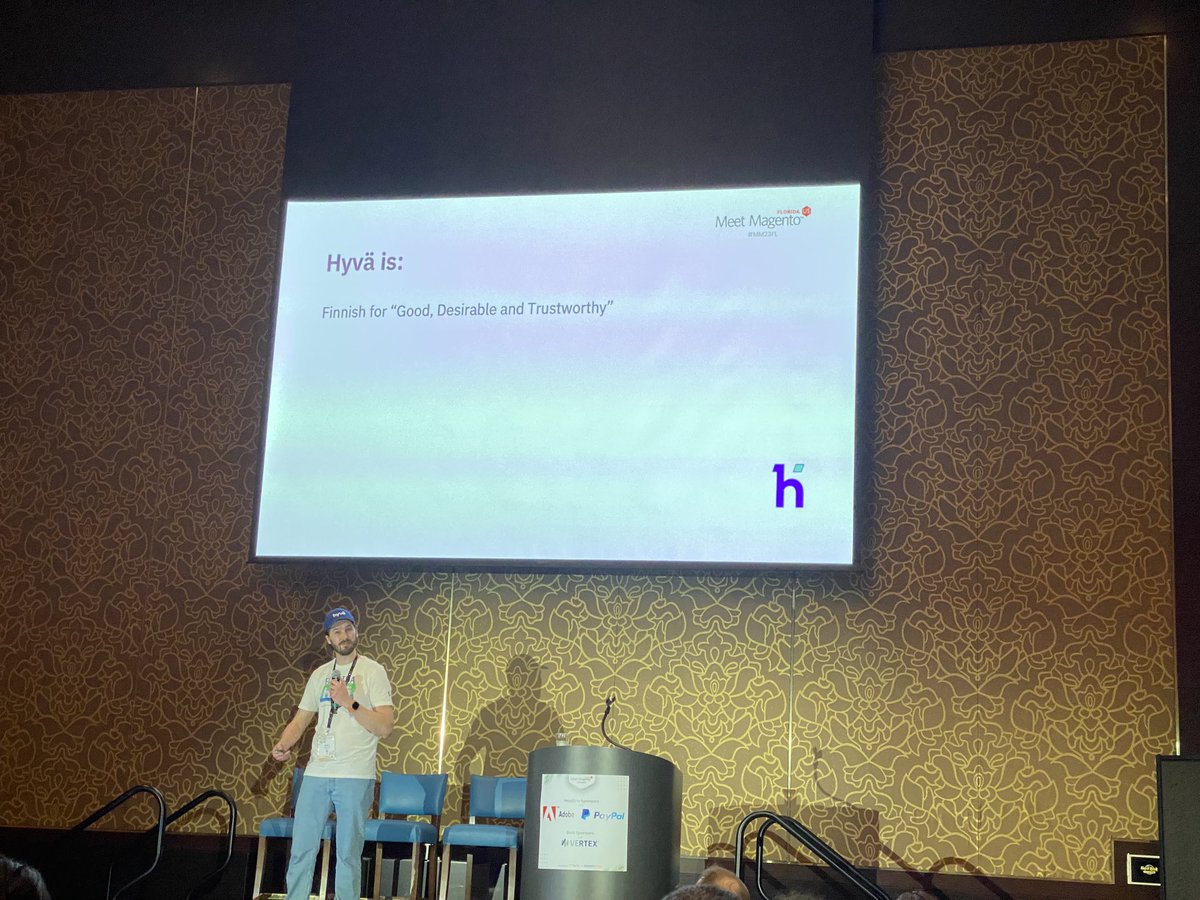 And look who is on the stage #MM23FL #Magento ⁦<a href="/willemwigman/">Willem_Wigman::tweets.phtml</a>⁩