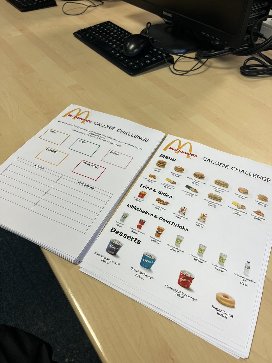 MissGunn3's tweet photo. Last sessions for Health and Fitness!! McDonald’s Challenge 🍔 🍟 🥤and Just Dance 💃🏼 https://t.co/FjXo48iEqB