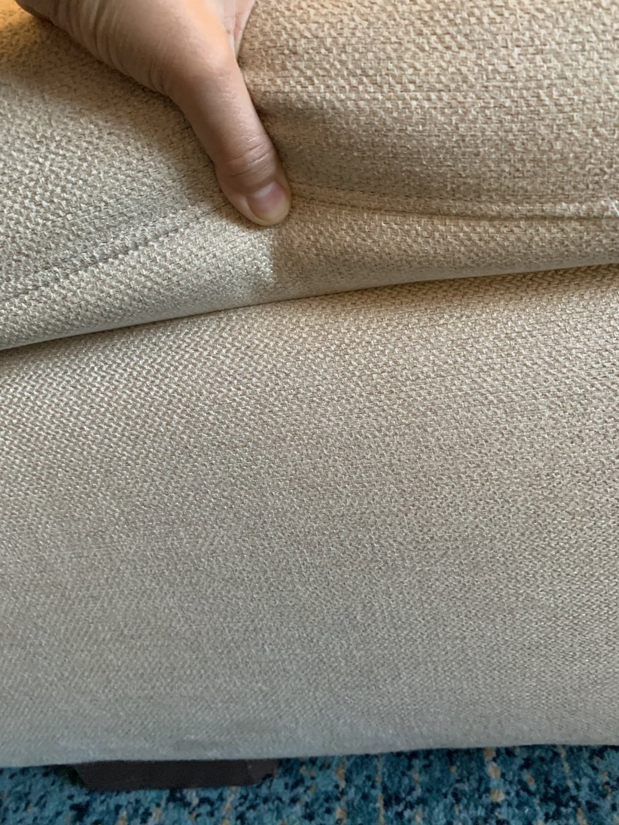 agneshere's tweet photo. Hey @Marriott @MarriottBonvoy @CourtyardHotels. Buyer beware. I booked a suite at Courtyard Cancun Airport that includes 1 king and 1 sofabed. There’s no bed. Only sofa. Hotel manager said we could sleep on the sofa so it’s a sofa “bed.” Ummm… no. #baitandswitch #shady #illegal https://t.co/T2Hq8i5FuR