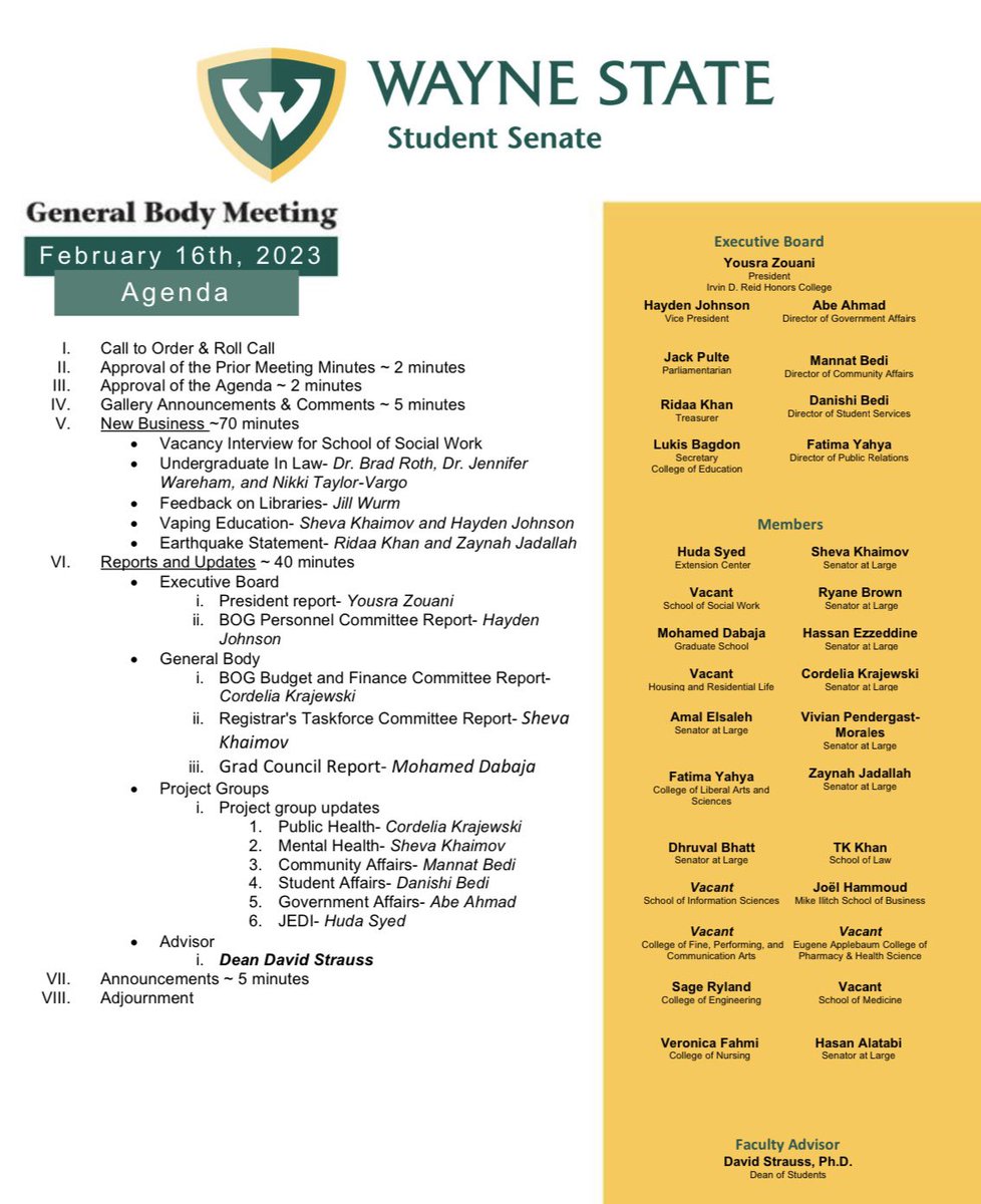 WSU Student Senate tweet media