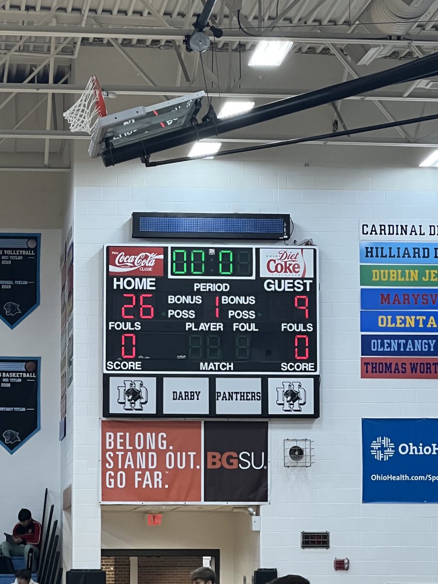 Seniors need to pick it up in the 2nd half!  Losing to the staff…AGAIN…at the half!
⁦<a href="/Hilliard_Darby/">Hilliard Darby HS</a>⁩ ⁦<a href="/DarbyFans/">Darby Fan Section</a>⁩