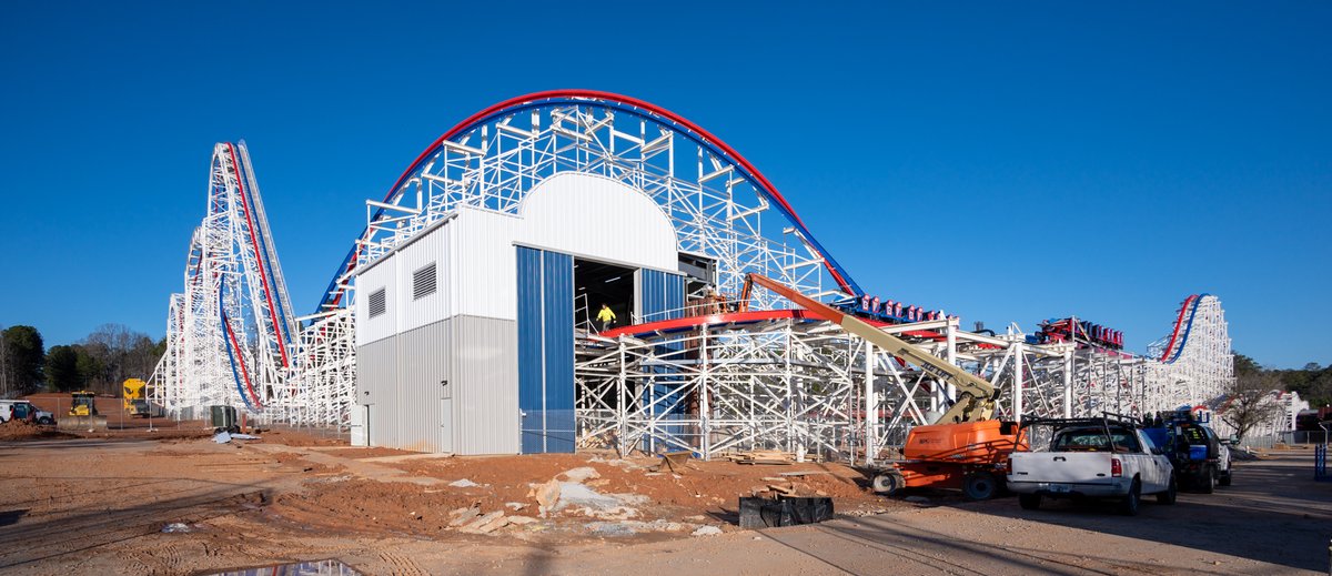 amusementhunt's tweet image. SOON. Arie Force One @FunSpotAtlanta January 2023. #rollercoaster #funspot #funspotatlanta #rmcit #rockymountainconstruction