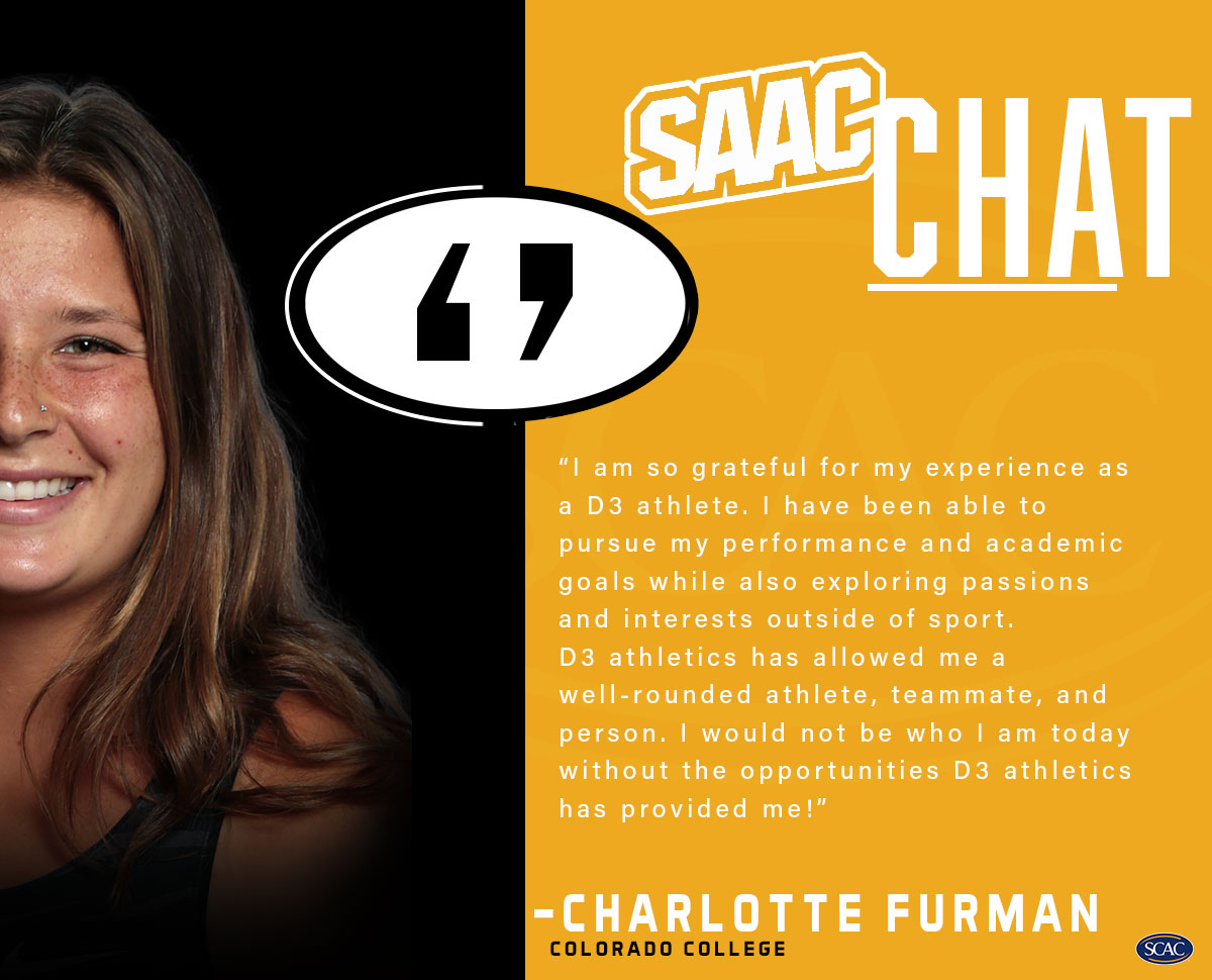 SCAC_Sports's tweet photo. Tyler Juarez of @SUMountaineers and Charlotte Furman of @CCTigers are this weeks SAAC CHAT hosts.

#SCACPride #WhyD3 #SAACChat https://t.co/a4tKNvdzpN
