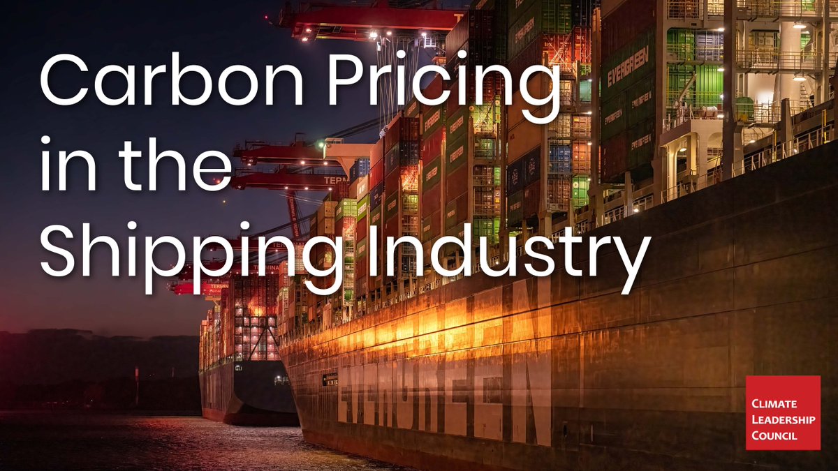 TheCLCouncil's tweet photo. The international shipping industry is considering carbon pricing to help it reduce emissions by 2030. Associate Reuben Francis breaks down the industry’s different proposals in the latest #ClimatePerspectives blog post: https://t.co/vMxMHXPGDB https://t.co/hsojsYwUQ8