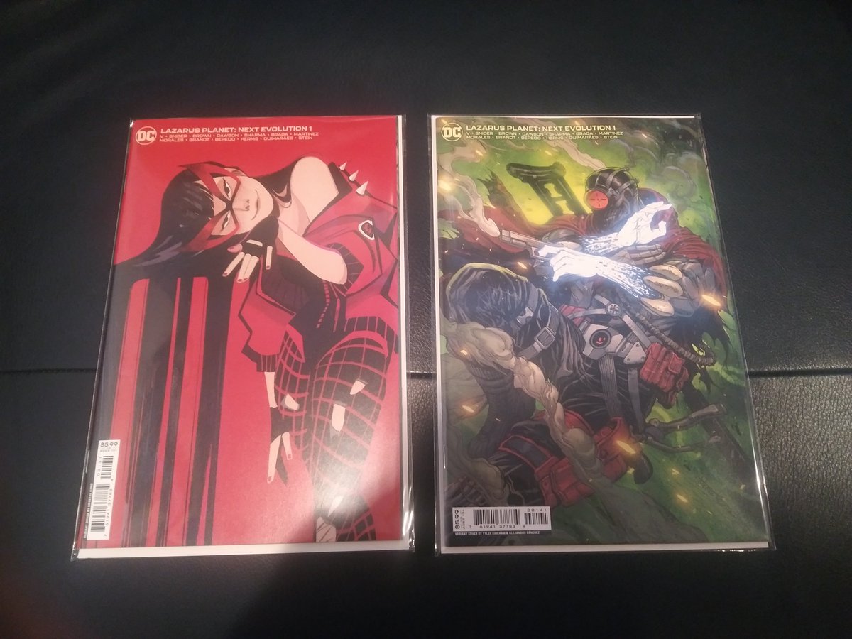 Meant to show what I picked up yesterday for #ncbd. I went to two different comic shops and got 2 lovely LP:NE covers in the mail today.

#batgirls #batman #murphyverse #grim #HouseofSlaughter #theexiled #thelastbarbarian #lazarusplanet #dccomics #boomcomics #whatnot #indiecomics