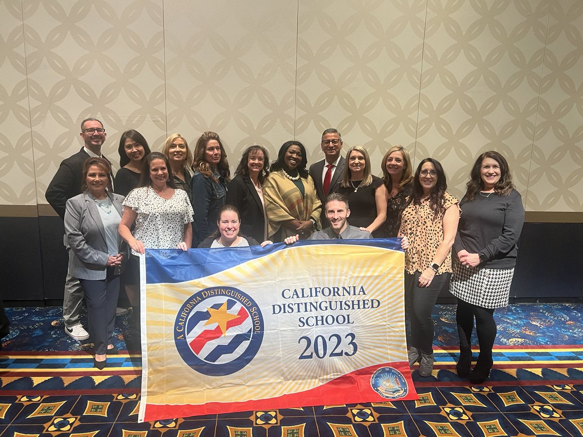 Having a fantastic morning with Eastvale Elementary staff at the California Distinguished School Awards today! @CNUSD @CADeptEd #CSRP2023