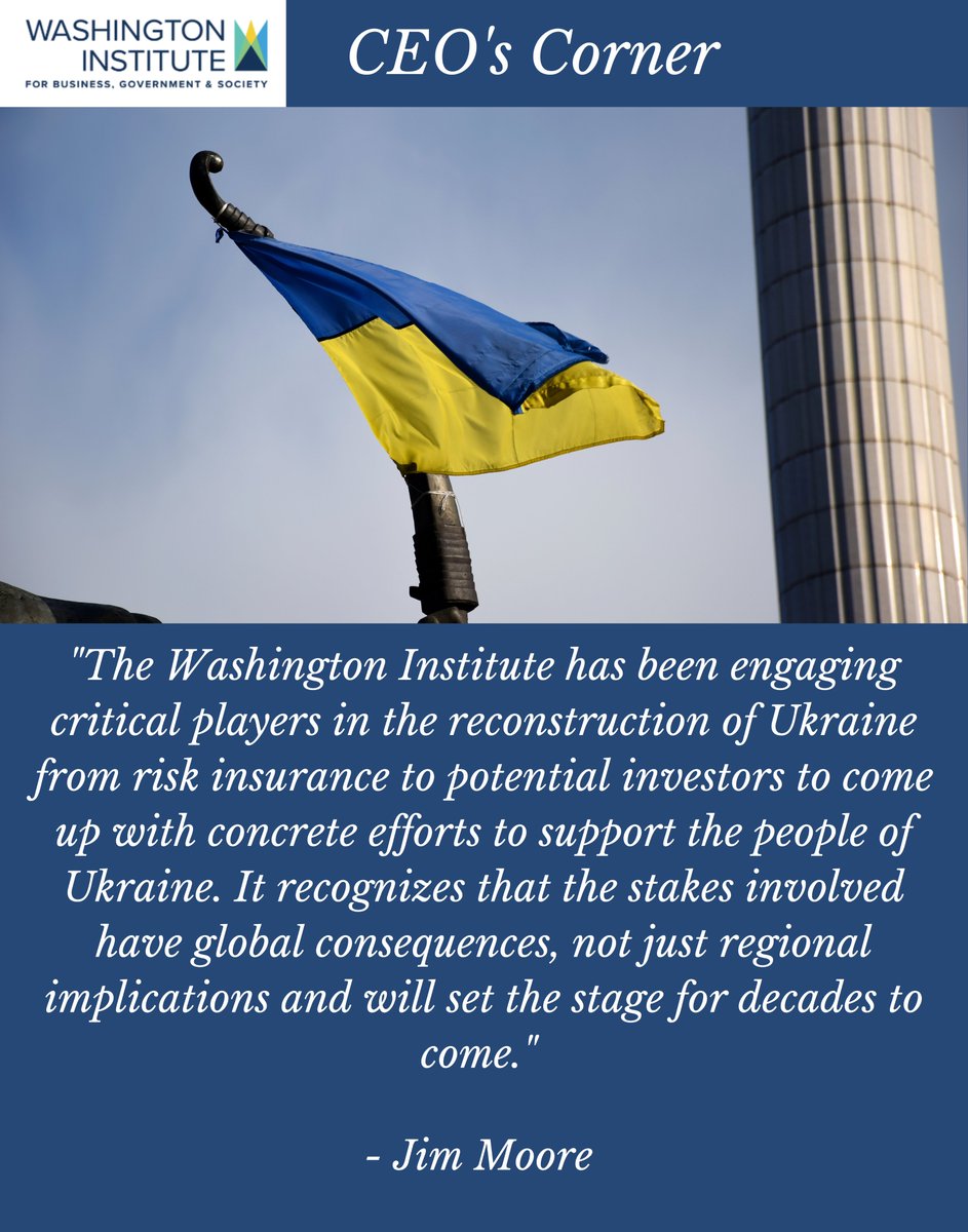 #business #government #society #shapingtheworldtogether #ukraine #ukrainecrisis  #ukrainerussiawar  #reconstruction 🇺🇦

Learn more about our work and become a founding member of the Washington Institute here:
washinst.org