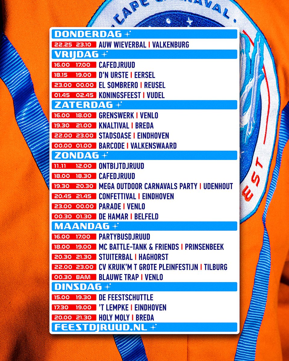 CARNAVAL 2023. #lostinfeest

Inhaken = meemaken