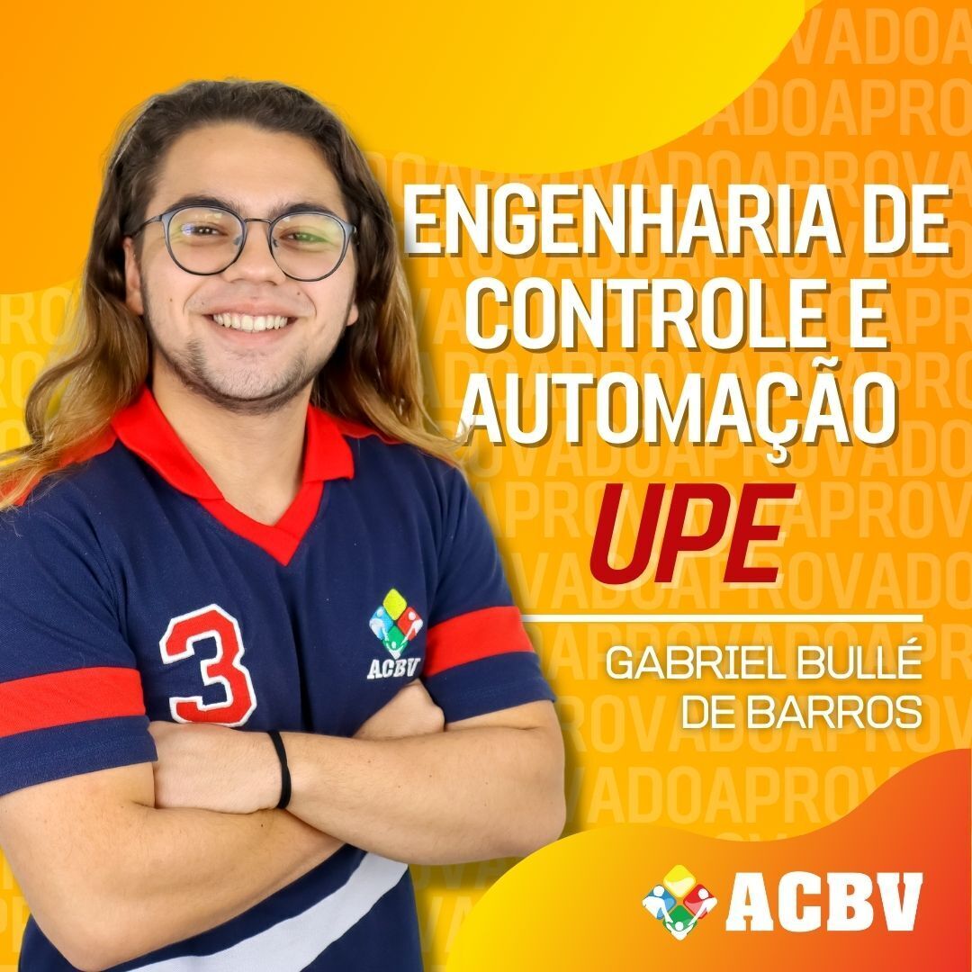 academiacrista's tweet photo. Fera ACBV! 🎉💯👏
Parabéns Gabriel Bullé, pela aprovação em Engenharia de Controle e Automação na Universidade de Pernambuco!
#acbv #academiacristã #bethechange #sejaamudança #vestibular #aprovação #UPE #SSA https://t.co/dUqZtzOvR7