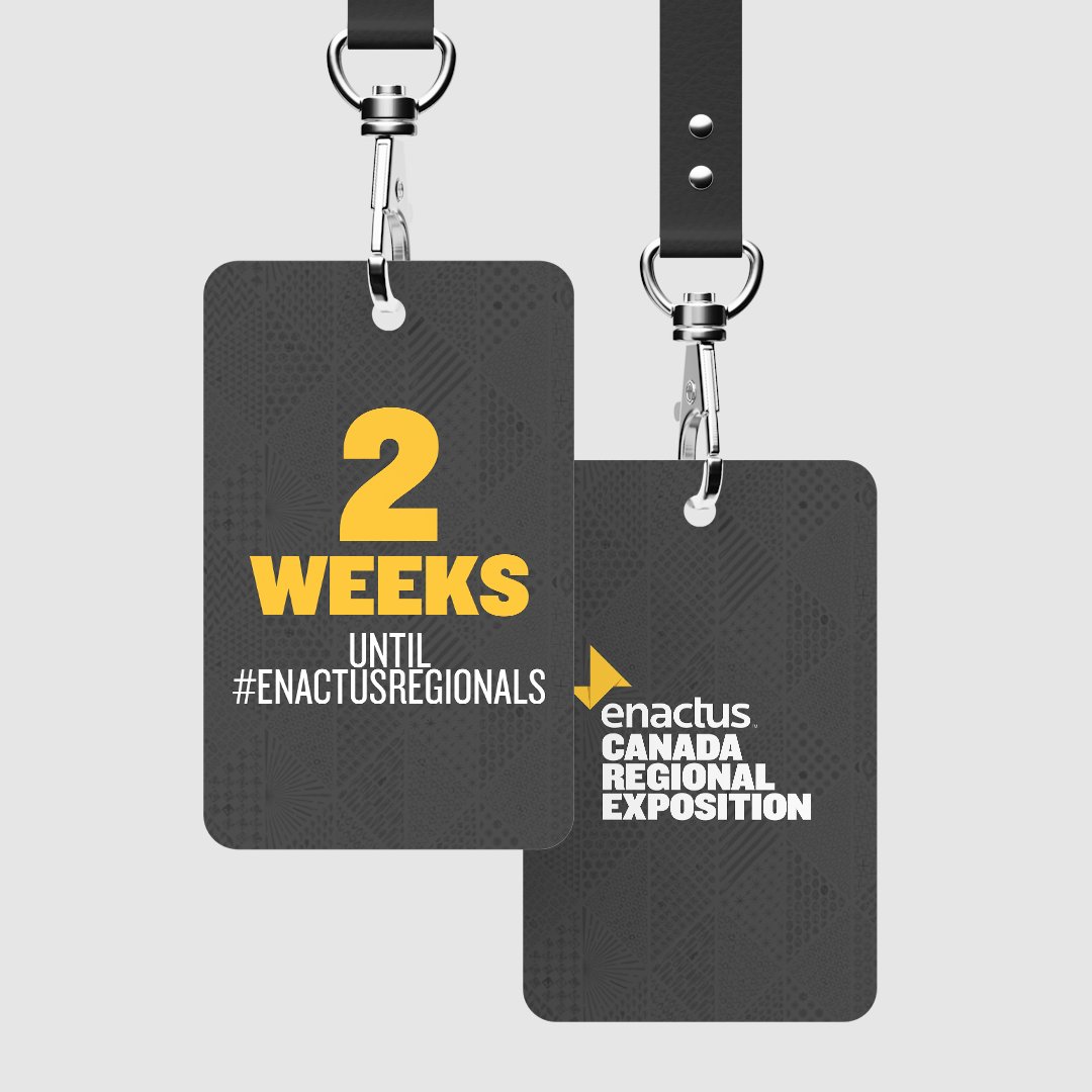 2 WEEKS - JUST TWO WEEKS UNTIL #ENACTUSREGIONALS Central Canada - ROLL CALL! Who are we going to be seeing in Mississauga? Sound off in the comments!
