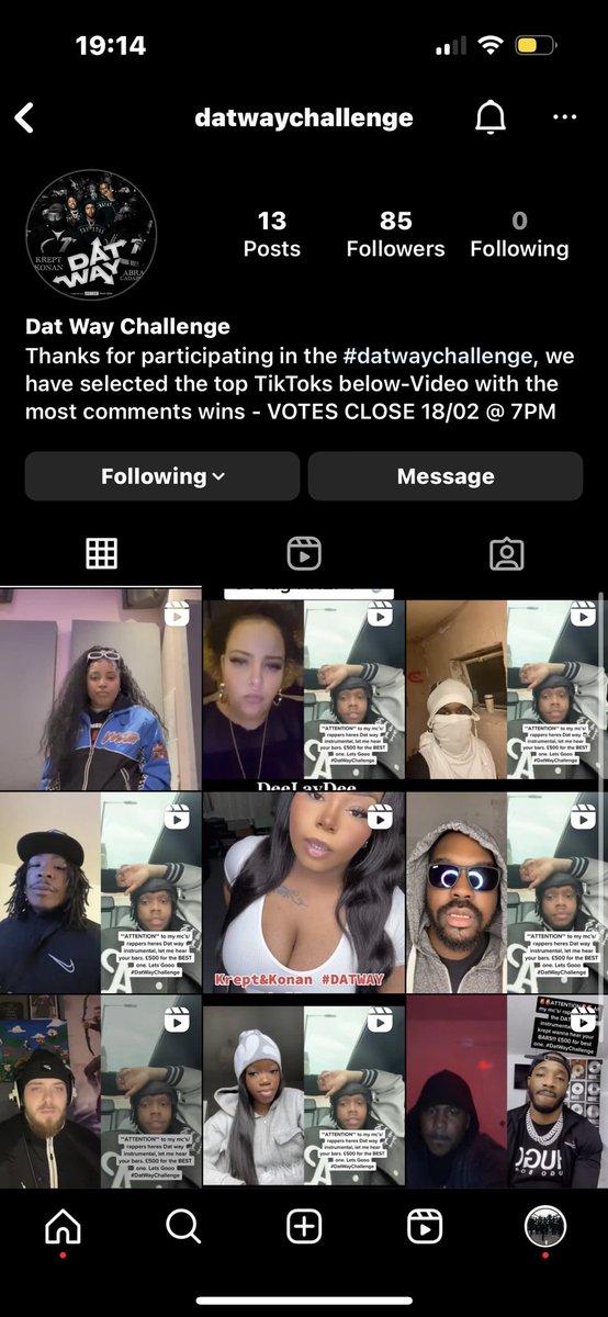 konanplaydirty's tweet photo. Lets go #datwaychallenge head over to insta and vote for your favourite π€πΎ https://t.co/gYaB9uEC44
