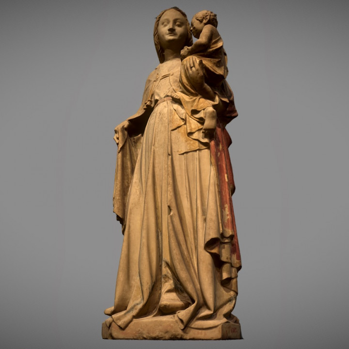 Geoffrey (@geoffreyhm) on Twitter photo Standing Virgin with Child, France (Normandy?), Circa 1380 or early 14th century, sandstone, trace of polychromy. mmf.io/o/132383 <a href="/MyMiniFactory/">MyMiniFactory</a> <a href="/Scan_The_World/">Scan The World</a> <a href="/ArtHistoryBRU/">Art & History Museum Brussels</a> #CulturalHeritage #3Dprinting Standing Virgin with Child, France (Normandy?), Circa 1380 or early 14th century, sandstone, trace of polychromy. mmf.io/o/132383 <a href="/MyMiniFactory/">MyMiniFactory</a> <a href="/Scan_The_World/">Scan The World</a> <a href="/ArtHistoryBRU/">Art & History Museum Brussels</a> #CulturalHeritage #3Dprinting