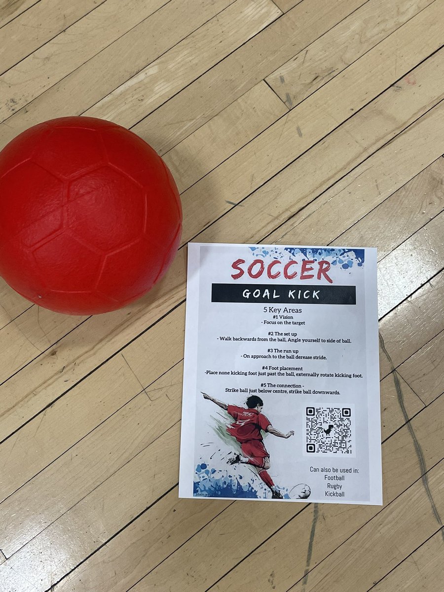 bellmk39's tweet photo. This week in my Phys Ed Methods class we made QR skill posters! I enjoyed the opportunity to learn a new way I can integrate technology in the gymnasium in my future class in a fun way! #ICT362 https://t.co/xVAfAcFX2f