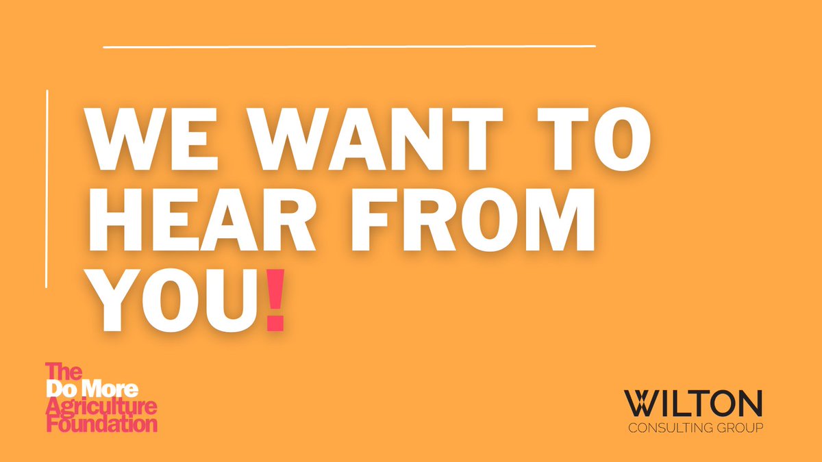 Are you involved in the #CdnAg industry? Please let us know your thoughts about current mental health awareness, education, and resource delivery by filling out our survey!

surveymonkey.com/r/GX3XDYK