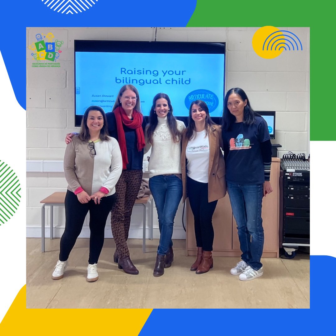 ABCDEscolinha's tweet photo. What a pleasure to have @sstewartling presenting her RAISING YOUR BILINGUAL CHILD workshop to our parents! @Lingua4Kids @horizonmandarin https://t.co/TyUYql1Opy