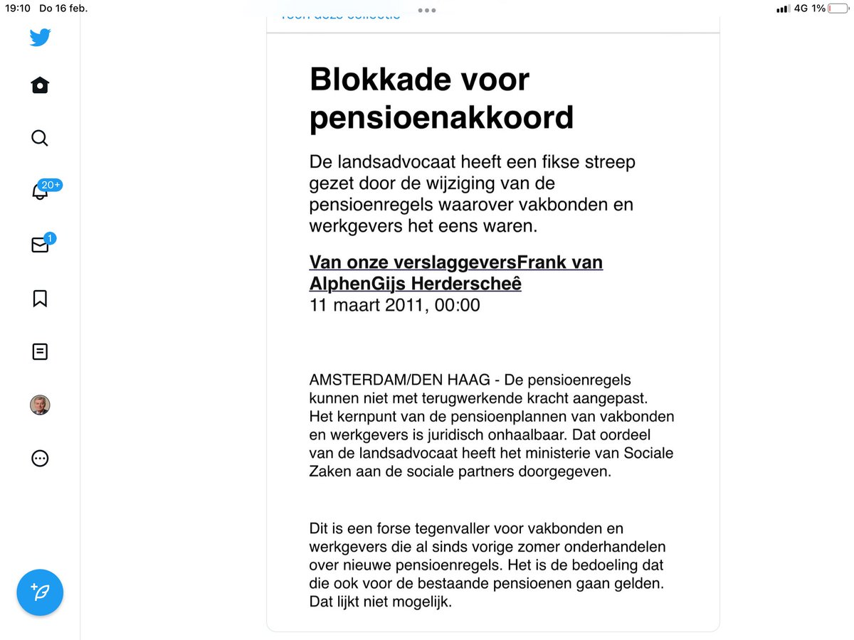 Johannes Blom on Twitter "RT MvRooijen Mijn stelling was toen al dat