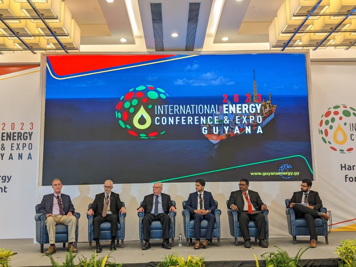 Wazim Mowla (@wmowla) on Twitter photo Happy to moderate a panel at Guyana’s energy conference on the role of tech & innovation in the energy transition. Technologies like carbon capture and mitigating transmission losses are crucial for Caribbean countries as they aim to meet renewable energy targets <a href="/ACLatAm/">Arsht Latin America Center & Caribbean Initiative</a> Happy to moderate a panel at Guyana’s energy conference on the role of tech & innovation in the energy transition. Technologies like carbon capture and mitigating transmission losses are crucial for Caribbean countries as they aim to meet renewable energy targets <a href="/ACLatAm/">Arsht Latin America Center & Caribbean Initiative</a>