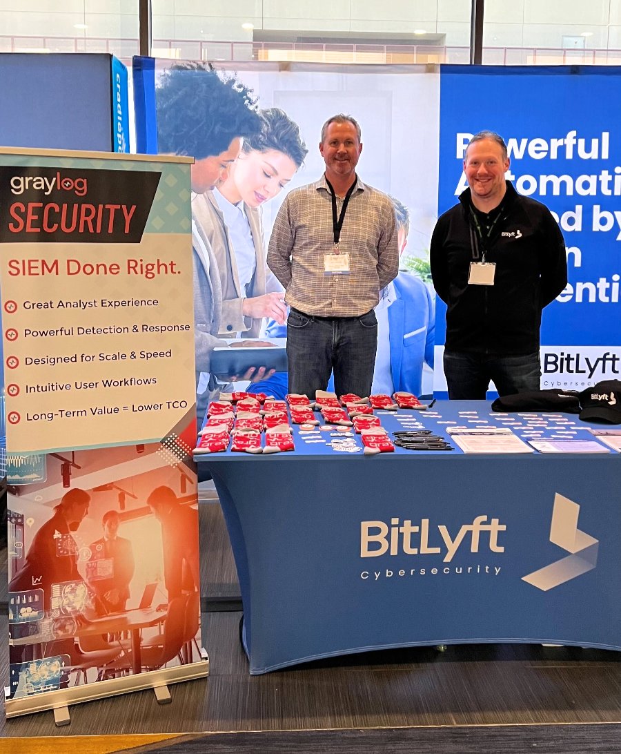 BitLyft's tweet image. Hello from Phoenix!👋 Jason and Jeff are having a great day at another #DataConnectors Cybersecurity Conference. @graylog2
#cybersecconf