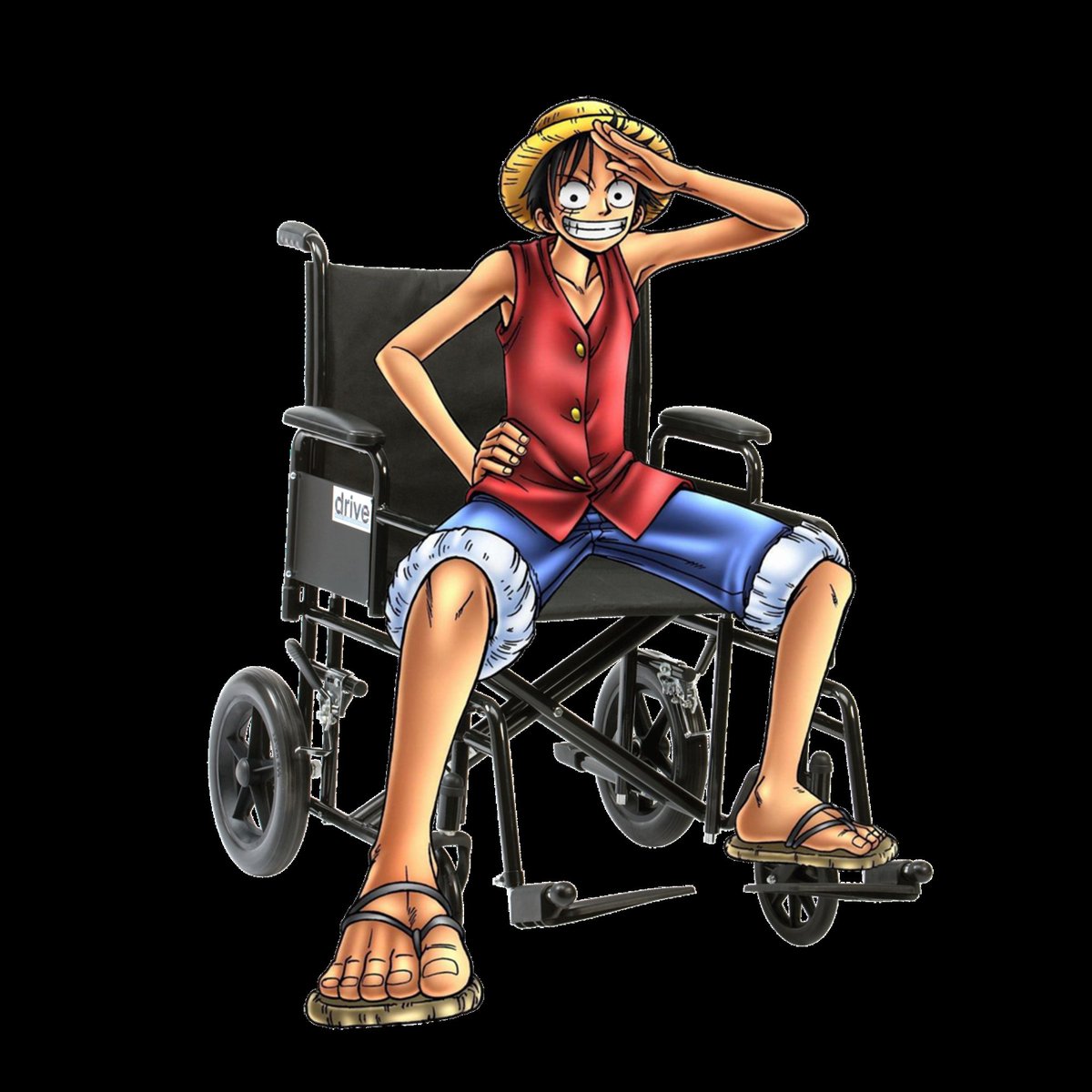 luffynoleg's tweet image. I, paraplegic luffy will be taking her place.