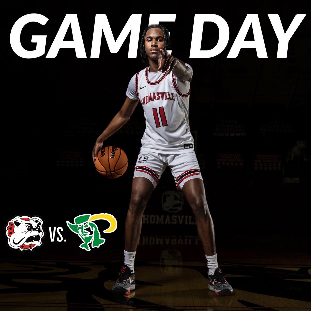 The 2nd Round of the CCC Tournament will be played at Lexington HS at 7:30.🐾
#bulldogbasketball🏀 <a href="/THSAthleticsNC/">Thomasville Bulldog Athletics</a> 

🆚 North Rowan
⏰ 7:30 PM
📍Lexington HS