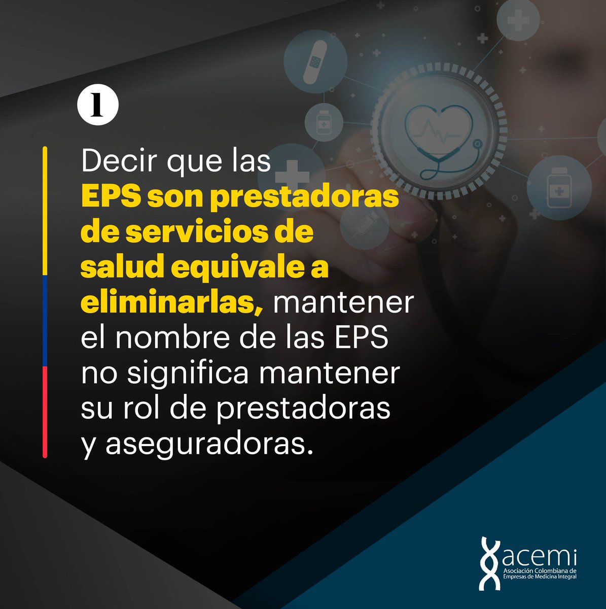 acemi_gremio's tweet photo. 🧵 La propuesta de reforma a la salud, radicada esta semana por el Gobierno ante el Congreso de la República, desconoce y destruye 30 años de avance en salud. Algunas de las preocupaciones más grandes son:

#ReformaResponsable #ConstruirSobreLoConstruido https://t.co/C3udWEmP3Q