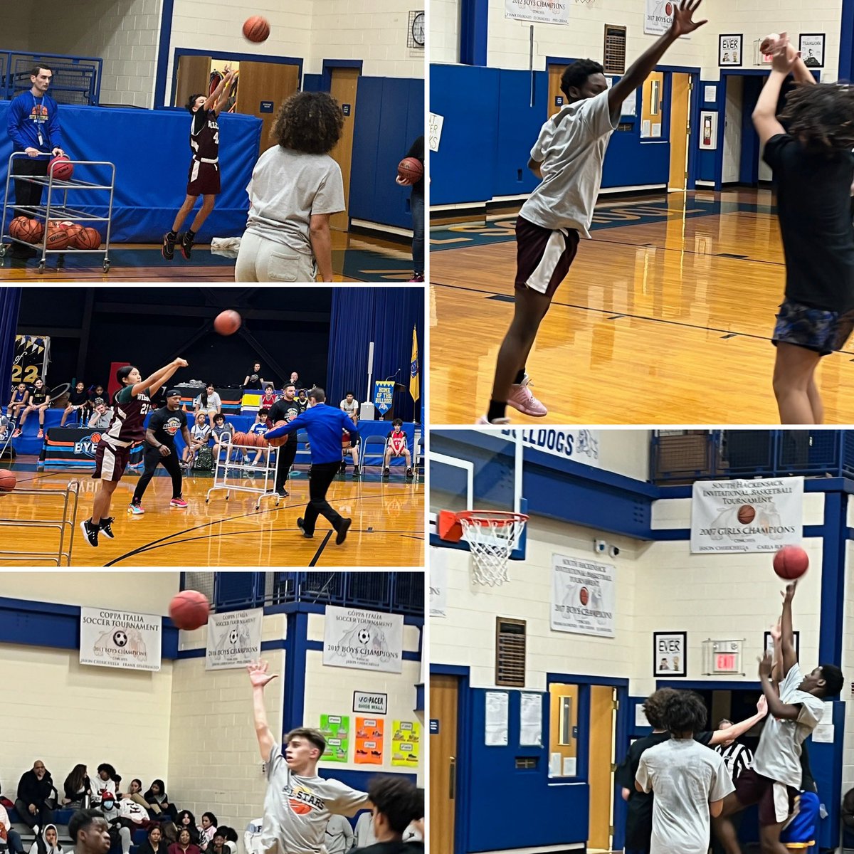 ErutherfordSD's tweet photo. Faust School: East Rutherford Boys and Girls from Faust participated in the Bergen Youth Basketball League All Stars Game! Our Wildcats participated in the 3 point shooting contest and hot shots shooting contest! https://t.co/hY3SyMss9r
