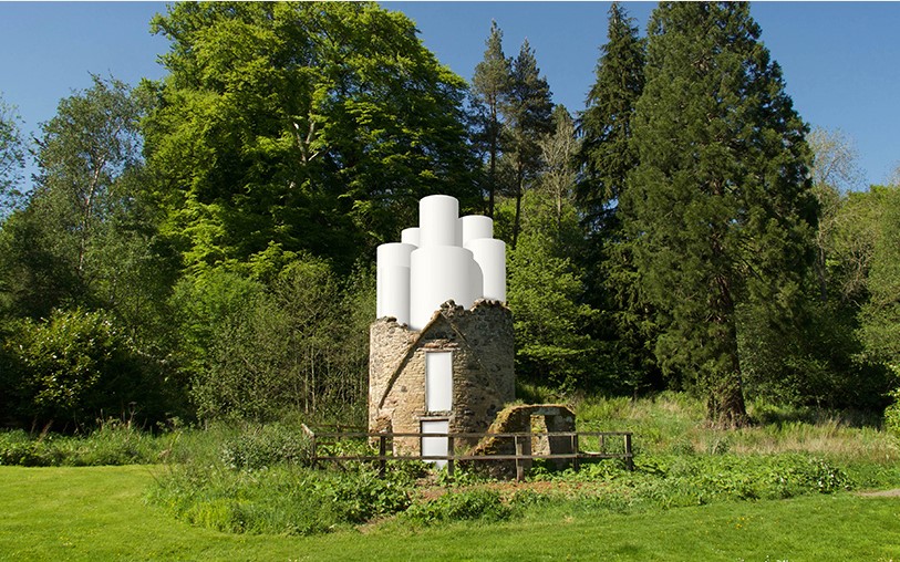 Chimni_Wiki's tweet image. XXX was one of three sculptures intending to disrupt and transform the way visitors perceive the site and the buildings. #HouseHistoryHour #ConceptArchitecture