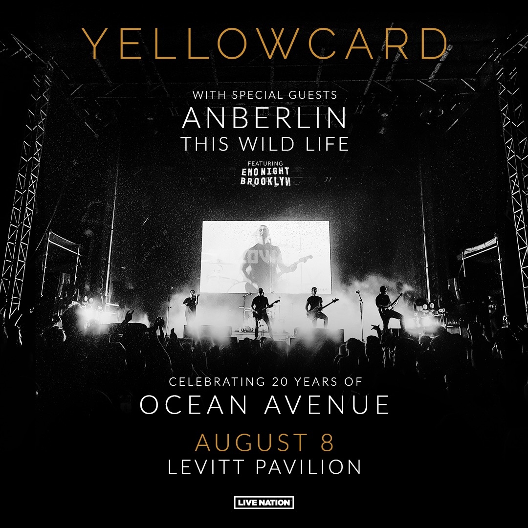 KTCLchannel933's tweet photo. 93.3 Welcomes: Yellowcard celebrating 20 years of Ocean Avenue. With special guest Anberlin and This wildlife. Levitt Pavilion on August 8th, 2023.
😃 #Denver #yellwocard #Anberlin #Thiswildlife #CO #oceanave https://t.co/mi9ePAub6g