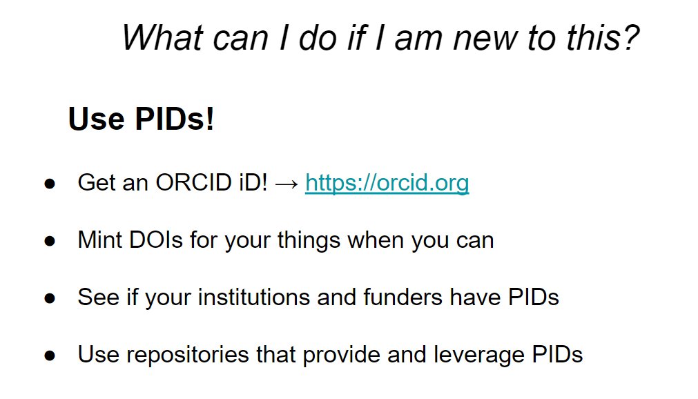 YvetteSeger's tweet image. Not sure how to get started? Here are a few tips...I&apos;m sure a few of you have already started by signing up for an ORCID ID (mine is 0000-0003-2099-4244) #FASEBDataWorks