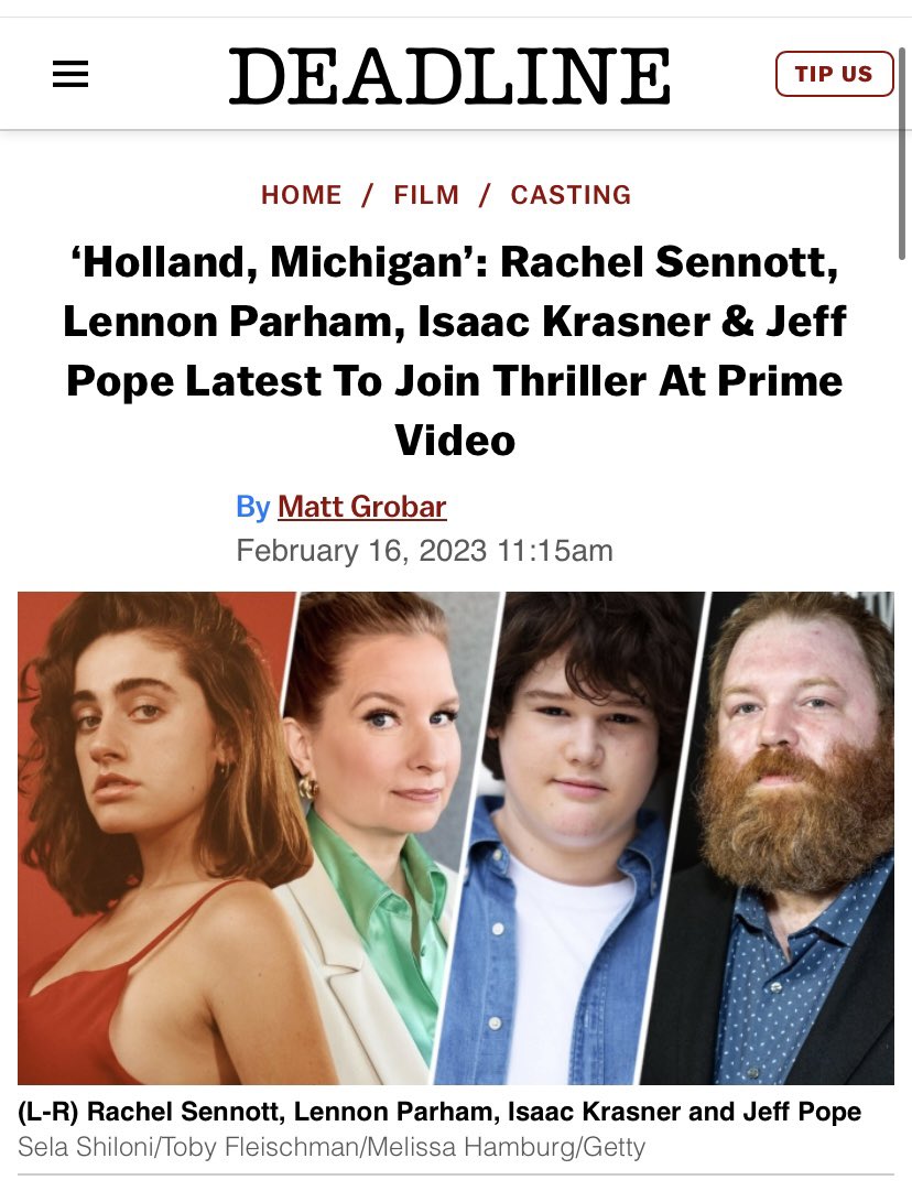 zuriagency's tweet photo. Isaac Krasner is at it again! He just booked a large supporting role in the feature film Holland, Michigan starring Nicole Kidman!
@therealisaackrasner @nicolekidman #zuriagency #zuritheatrical #featurefilm #thriller https://t.co/gAEQgcLW2o