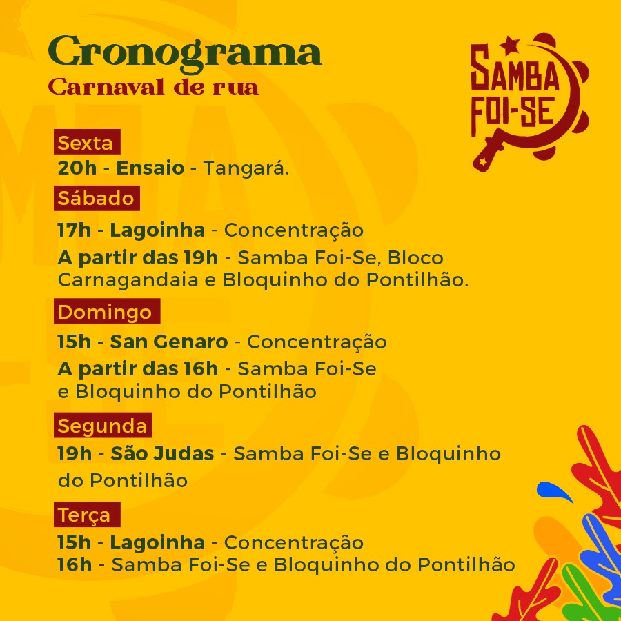 Então, não sei se estão sabendo, mas vai ter Carnaval de rua em Paraíso sim!!!!!!
E nem conto de onde veio a iniciativa e quem tá organizando o role... 
Uma dica: prefeitura que não é!

Bora colar, galera, que vai ser massa!!!!

🎉🥁🎊

#comitepopulardeluta