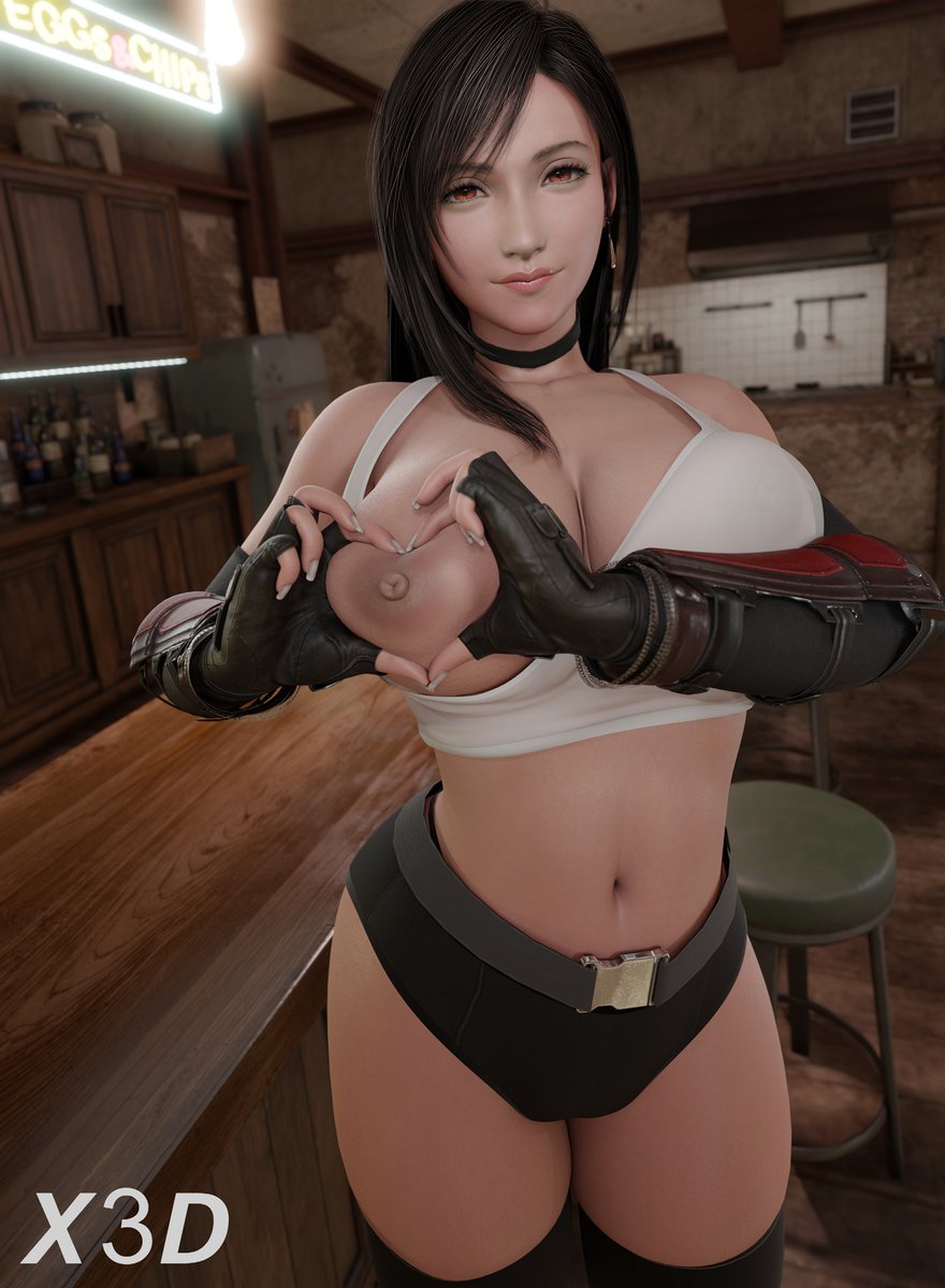 Xxx3Dx's tweet photo. Tifa Poster😊

Body And Textures From 
@tvitone1
and 
@Rigid3d 

Map @MokujinH https://t.co/GWuUyOMH7U