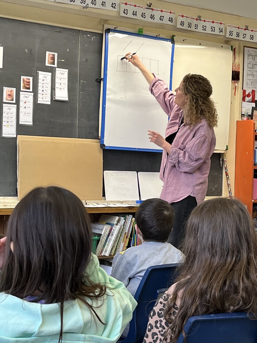 CVatOP's tweet photo. ⁦😁⁩ thank you Ms Levinson for helping the G2s (Voight) map our vowel sounds &amp; bring rm 11s sound wall into closer reach ⁦as a tool ⁦⁦@orioleparkjps⁩ @tdsb⁩ to help with our reading &amp; writing https://t.co/Wvl4K4p3JN