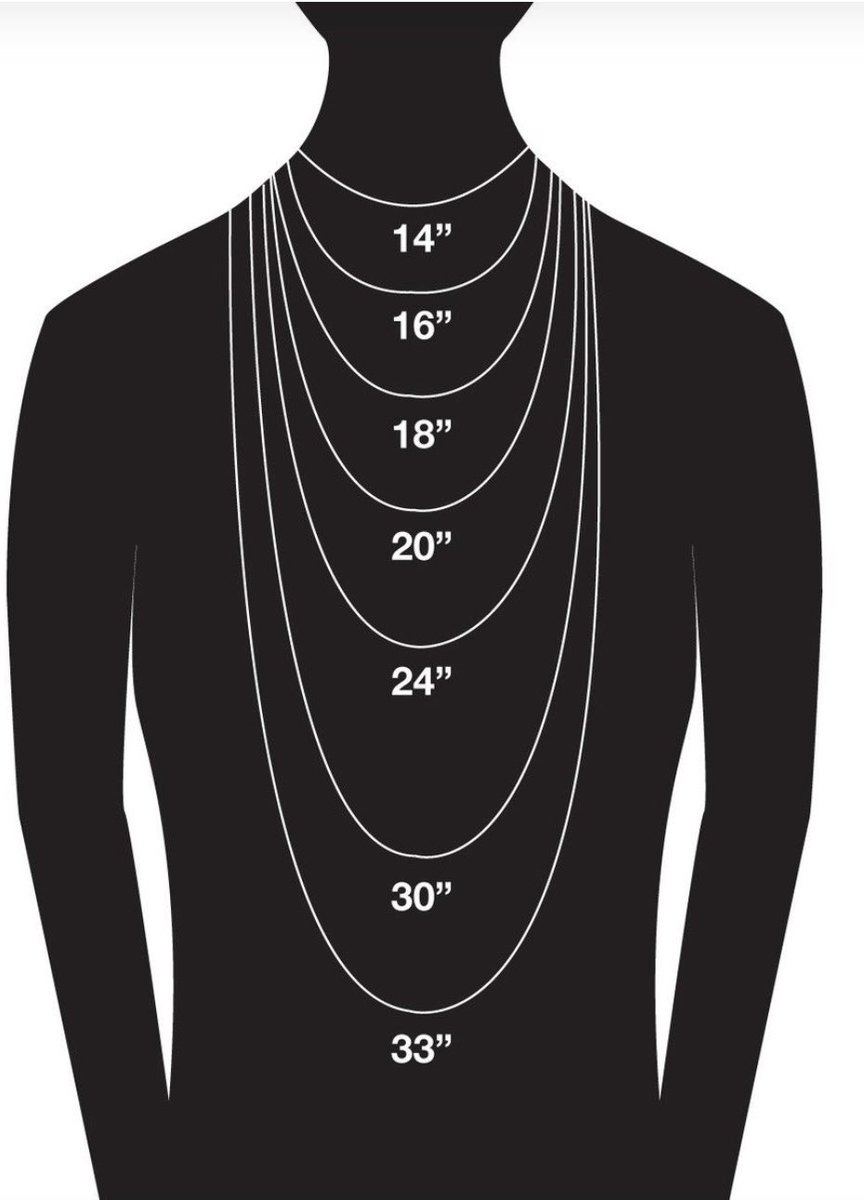 CHAIN LENGTH GUIDE

.

.

#hipdiscovery #thelatenightrizz #latenightrizz #comedy #chain #necklace #bling #fashion #funny #meme #memes #music #rap #country #cities  #17th #watercolour #mealsandreels #NBAAllStar #pictureday #lovetotravel #worldchampions #bostonceltics