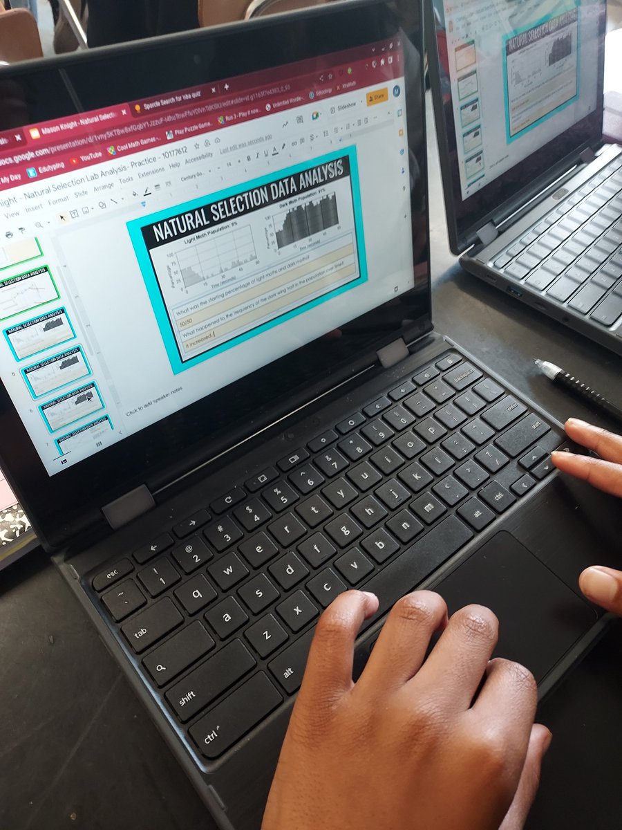 AliceBucknerSci's tweet photo. How does the environment changing impact animal populations? Ss @ArbutusMS examined how Natural Slection influences populations. @BCPSSci https://t.co/OIsorjhSle