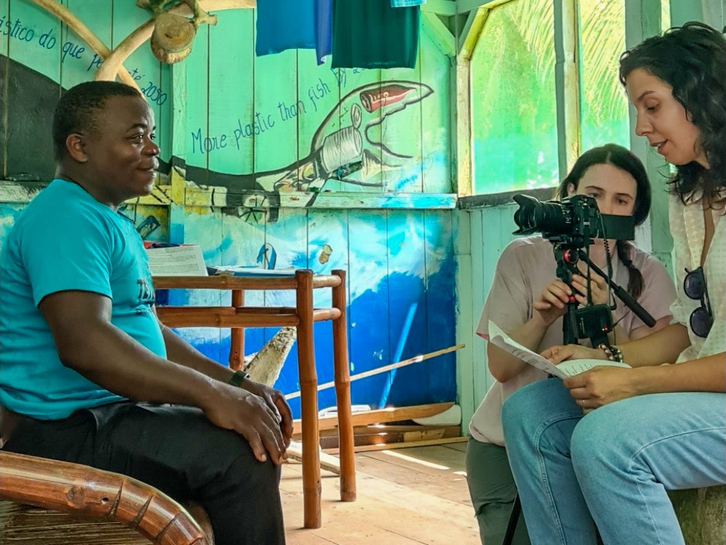 PrincipeProject's tweet photo. While conducting interviews in Príncipe we have heard many fascinating stories and experiences - which we cannot wait to share in our documentary! ✨🎥 https://t.co/QtHtV7rCZE