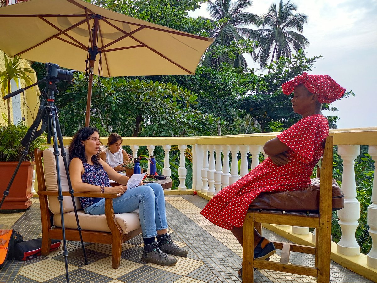 PrincipeProject's tweet photo. While conducting interviews in Príncipe we have heard many fascinating stories and experiences - which we cannot wait to share in our documentary! ✨🎥 https://t.co/QtHtV7rCZE