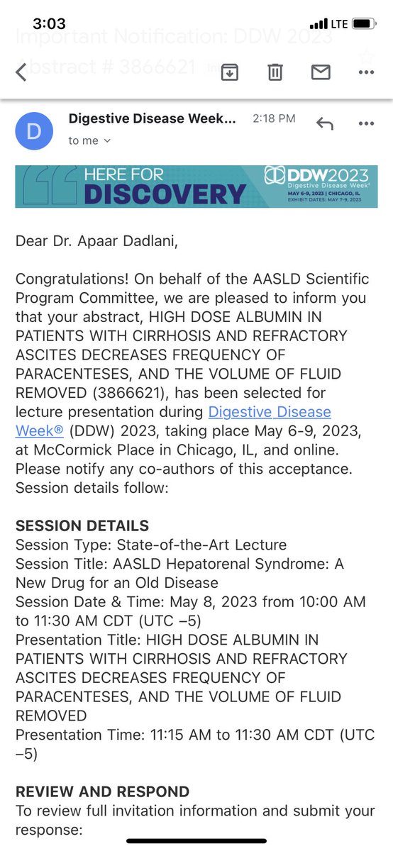 Apaar Dadlani (@apaardadlani) on Twitter photo Honored to be selected for a state-of-the-art lecture presentation at the upcoming #DDW2023 meeting! Grateful to <a href="/PrasunJalal/">Prasun K Jalal</a> for his amazing mentorship and <a href="/bcm_gihep/">BCM Gastroenterology</a> hepatology faculty for their support! Honored to be selected for a state-of-the-art lecture presentation at the upcoming #DDW2023 meeting! Grateful to <a href="/PrasunJalal/">Prasun K Jalal</a> for his amazing mentorship and <a href="/bcm_gihep/">BCM Gastroenterology</a> hepatology faculty for their support!