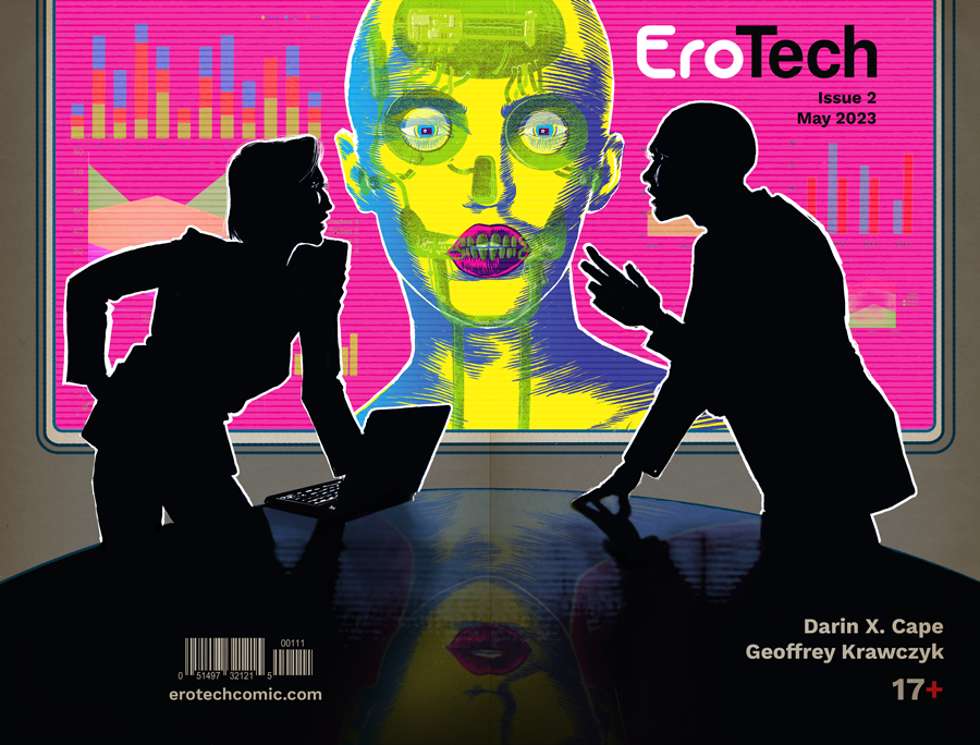 SHP_Comics's tweet photo. Get ready for good things coming your way...

There's more comedy, sex robots, and adventures to be had in the second installment.

Keep your eyes open for more updates soon!

#erotech #newupdates #comingsoon #shpcomics #comicbooklovers #illustrations #comics #graphicnovels https://t.co/wa9jGImoQc