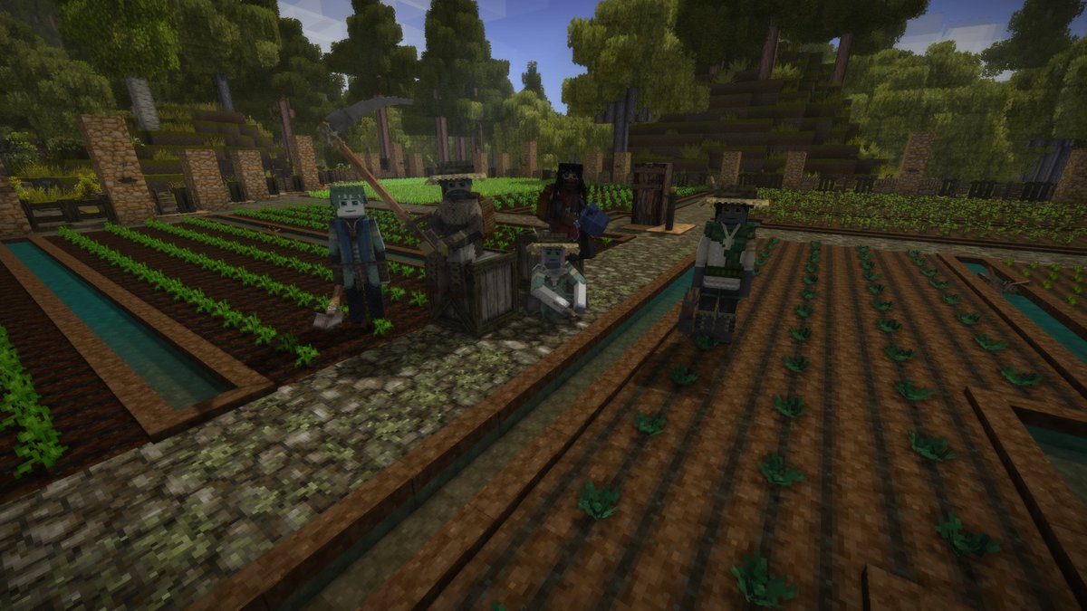 AetherialLabs's tweet image. Amazing image from the Ironwoods RP server and their first adventure with the #FieldsOfGold Mod from Aetherial Labs. Thanks guys! Good luck making it through the winter.