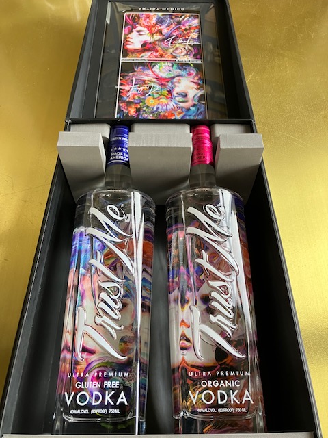 cindygallop's tweet photo. Thanks @parkerpomeroy for a fab conversation over Vespers + LeZie delivery at #theskyapartment last night, including one highly surreal reveal😂&amp; for the amazing #Cindy63 gifts: the truly spectacular @trustmevodka and @roguepaq matches 😍 #trustmevodka #raiseyourritual #senddoobs https://t.co/mgPEo8dr2G