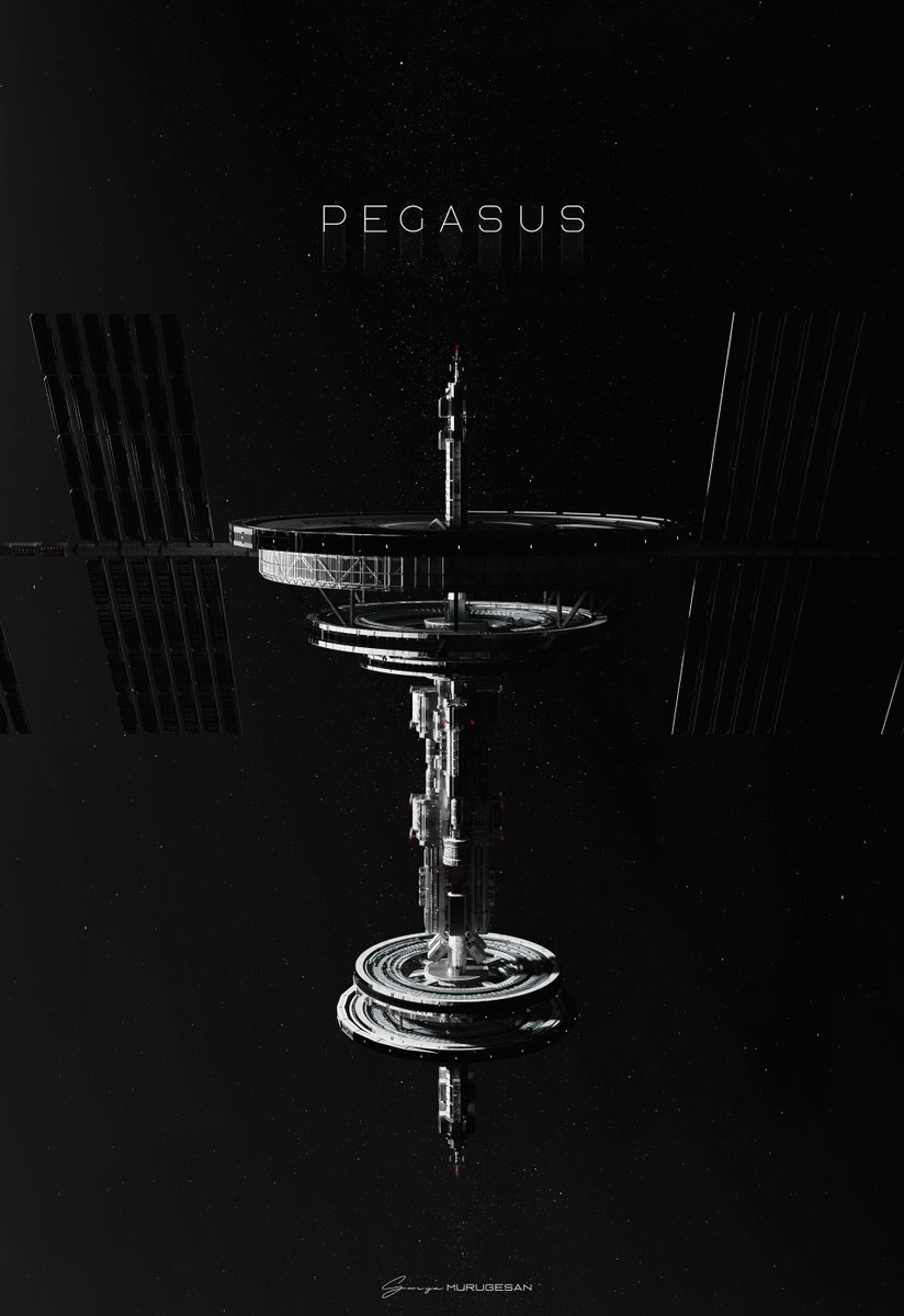 terraformart's tweet image. PEGASUS is an explorer station on a mission to find living beings on an unknown planet

Personal work designed by our Environment Concept Artist Surya Murugesan @suryakalki

#blender #render3d #blenderart #scifiartwork #galaxy #space #visualdevelopment #scifi #sciencefiction #3D
