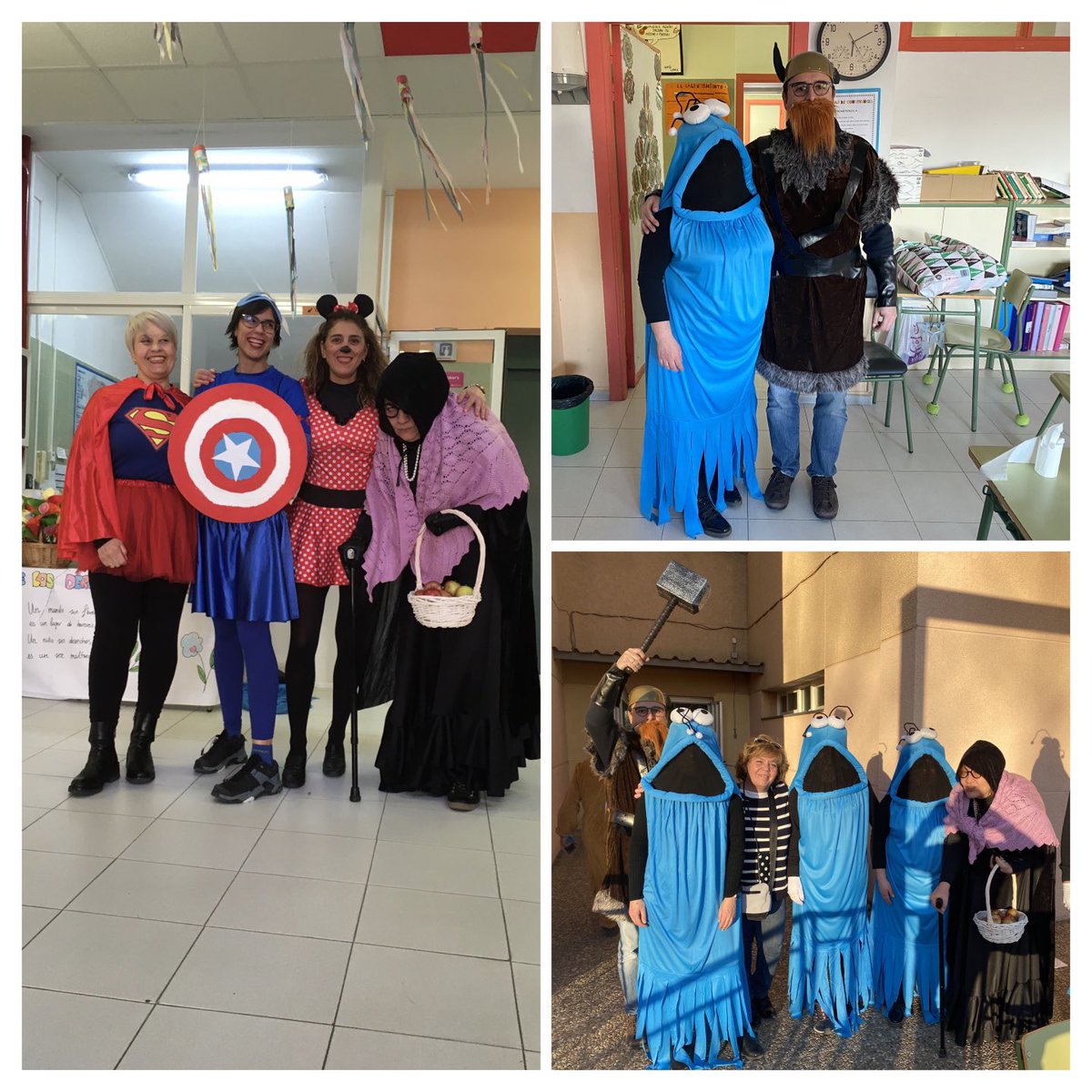 ELMARINAESCOBAR's tweet photo. HOY EL MARINA SE HA LLENADO DE COLOR Y ALEGRÍA. 25 años celebrando nuestro carnaval y cada curso os superais. Gran trabajo de profes, familias y por supuesto de nuestros protagonistas, todos los niños y niñas que lo dan todo en esta tarde tan especial. https://t.co/ZQ6v2gGYhj