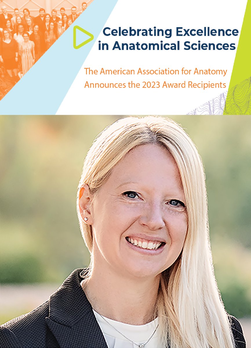 heatherfsmith's tweet image. I'm deeply honored to be designated a Fellow of the American Association for Anatomy! AAA has been an incredible resource throughout my career, and I'm proud and humbled to be recognized. Congratulations to all the 2023 award recipients!
Press release: anatomy.org/AAA/News-Journ…