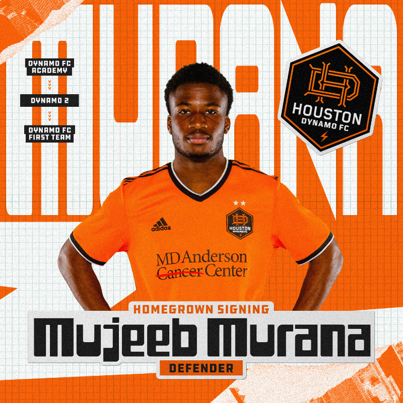 HoustonDynamo's tweet photo. 🤘 𝐎 𝐌 𝐄 𝐆 𝐑 𝐎 𝐖 𝐍

We have signed @DynamoAcademy product, Mujeeb Murana to a Homegrown contract!

#HoldItDown