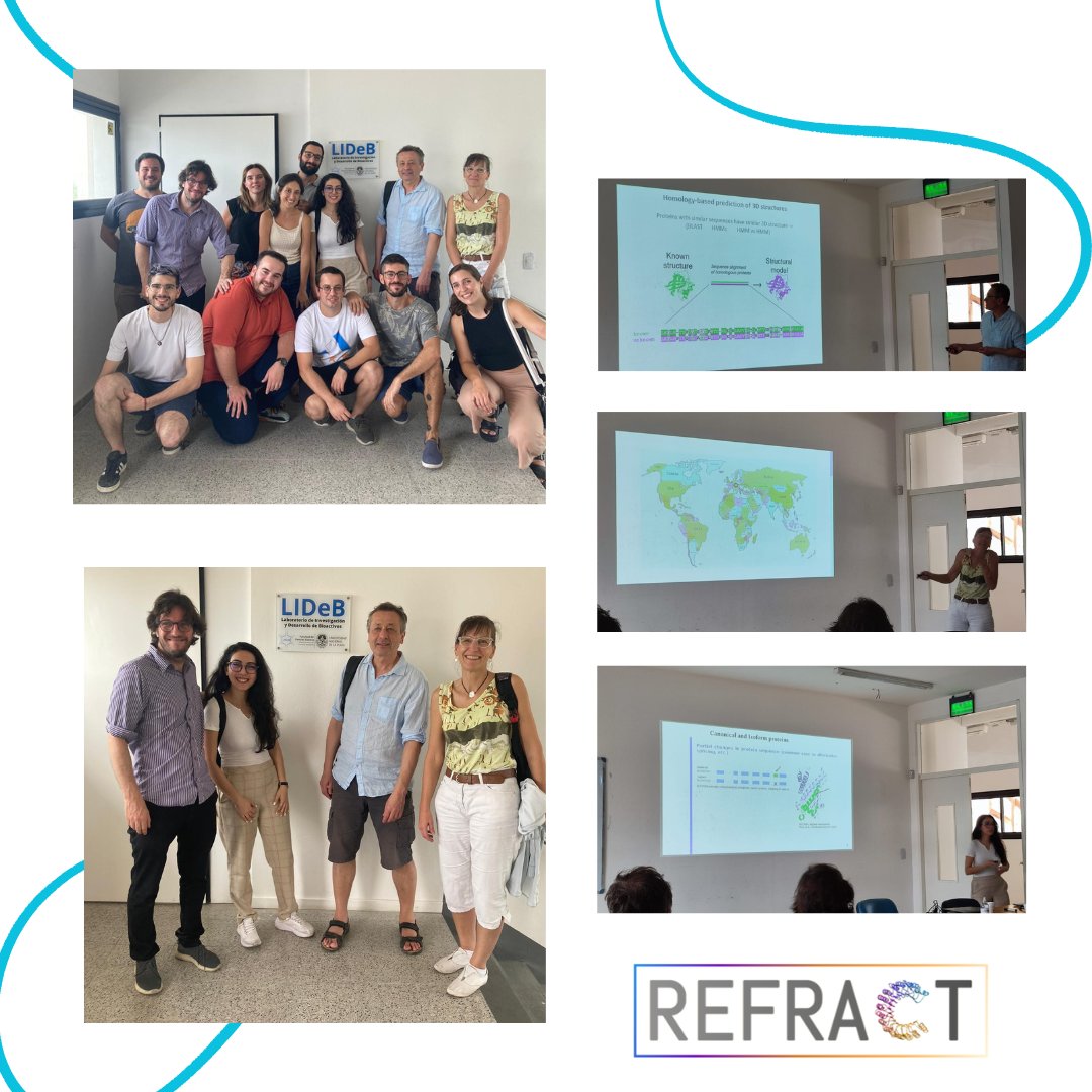 😃We are very happy at <a href="/LIDeB_UNLP/">LIDeB</a>  with the visit of Dr. Andrey Kajava and his team!
😊#Thanks <a href="/refract_rise/">REFRACT</a>  for this moment!

🙏#Thanks to all speakers of the seminar and those who attended.
#Bioinformatics #proteins #H2020 #EUfunded
<a href="/SRIUNLP/">Secretaría de Relaciones Institucionales UNLP</a>  <a href="/CRBM_Montpel/">CRBM</a> 
<a href="/EU_H2020/">Horizon 2020</a> <a href="/CNRS/">CNRS 🌍</a>