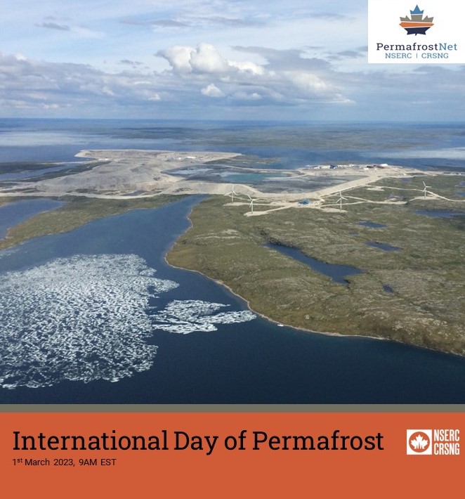 NSERC PermafrostNet (@permafrostnet) on Twitter photo International Day of Permafrost - 1 March 2023❄️🏔️
Register now!
Join us for a day highlighting the many organizations and projects around the world studying, monitoring, and addressing permafrost issues.
#permafrost #IntPermafrostDay23
permafrostnet.ca/resources/even… International Day of Permafrost - 1 March 2023❄️🏔️
Register now!
Join us for a day highlighting the many organizations and projects around the world studying, monitoring, and addressing permafrost issues.
#permafrost #IntPermafrostDay23
permafrostnet.ca/resources/even…