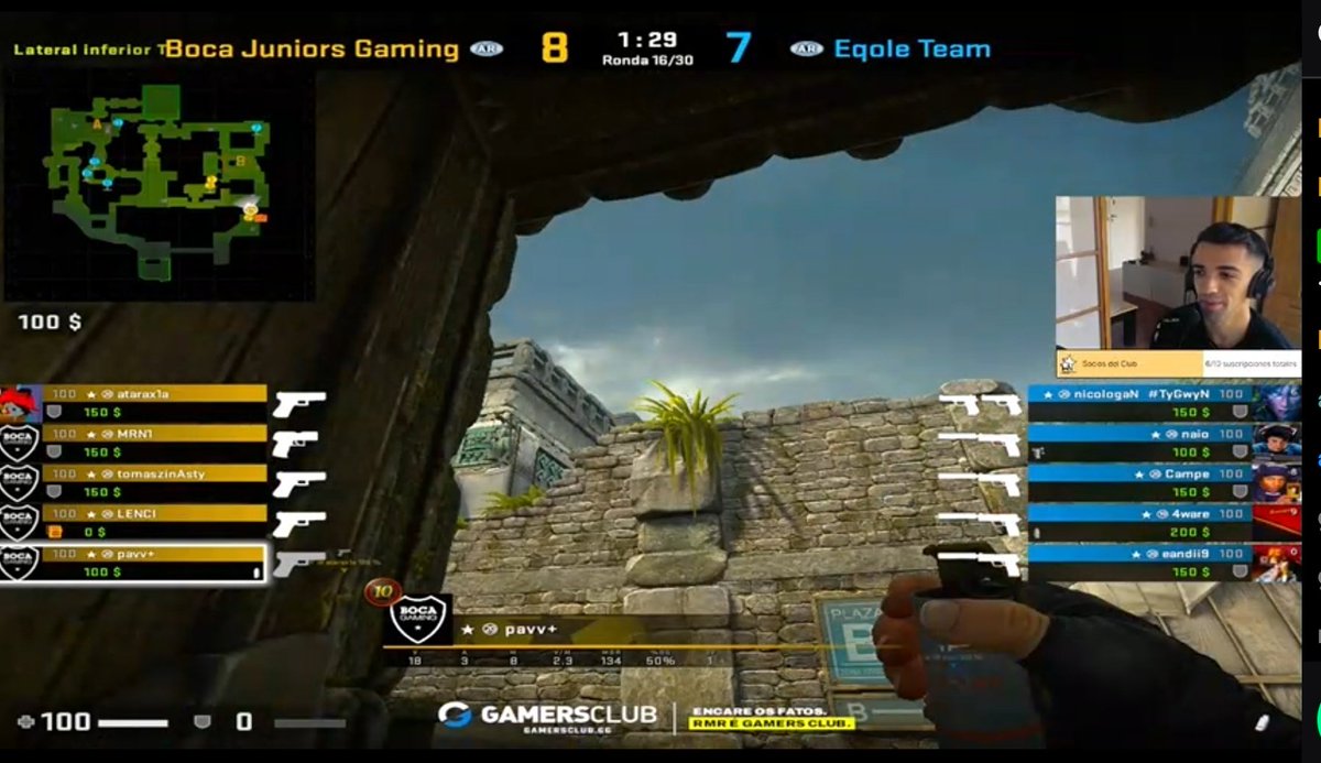 Eqole #4 AÑOS (@eqoleteam) on Twitter photo No hay ventaja para nadie, y me estoy quedando sin uñas en este B01 vs <a href="/BocaJrsGaming/">Boca Juniors Gaming</a>
🎙Casteo de @emafps99
📺 twitch.tv/emafps99 No hay ventaja para nadie, y me estoy quedando sin uñas en este B01 vs <a href="/BocaJrsGaming/">Boca Juniors Gaming</a>
🎙Casteo de @emafps99
📺 twitch.tv/emafps99