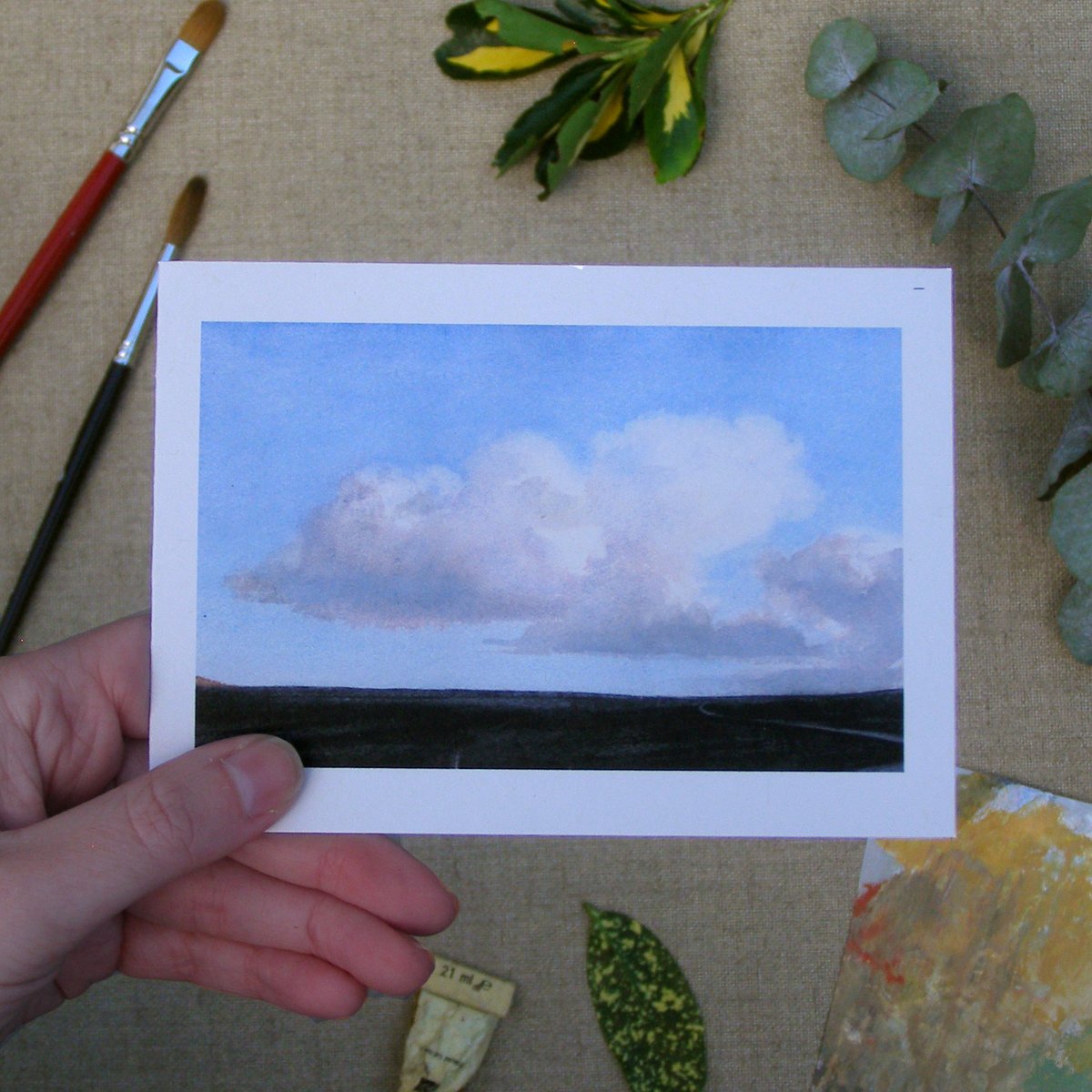 #Cloud for a cloudy day ⛅

#fineartcards #irishart #irishpainting #ecofriendlycards